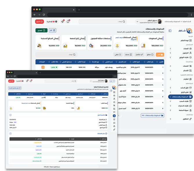 Manage Profits and Payments